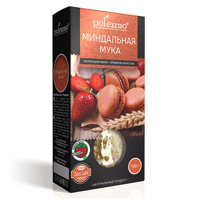 Миндальная мука Polezzno (100 гр) купить в Екатеринбурге за 330 руб. в ...