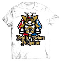 Футболка Fitness Formula &quot;Death Before Dishonor&quot; белая