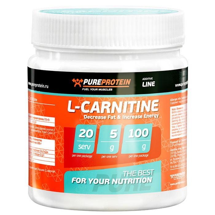 Pure Protein L-Carnitine (100 гр)