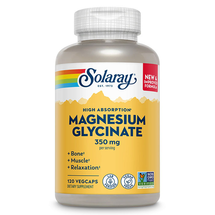 Solaray Magnesium Glycinate 350 мг 120 капс