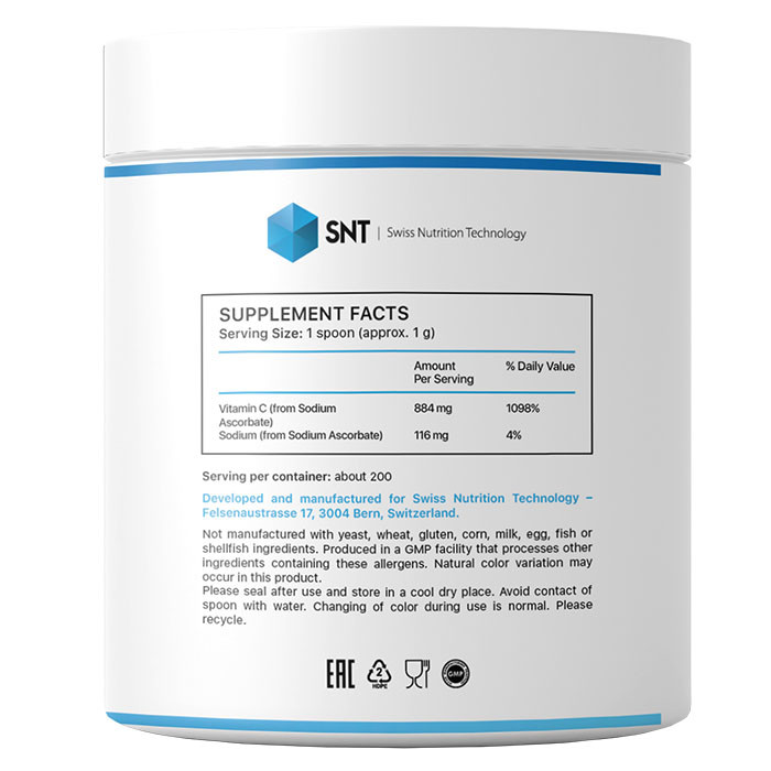 SNT Sodium Ascorbate Powder 200 гр