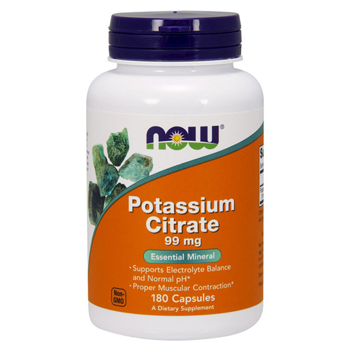 NOW Potassium Citrate 99 мг 180 капс