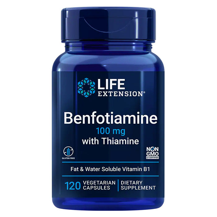 Life Extension Benfotiamine with Thiamine 120 капс