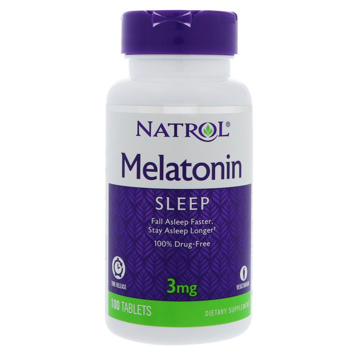 Natrol Melatonin TR 3 мг (100 таб)