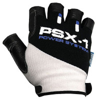 Перчатки PowerSystem PS2680 чёрно-белые