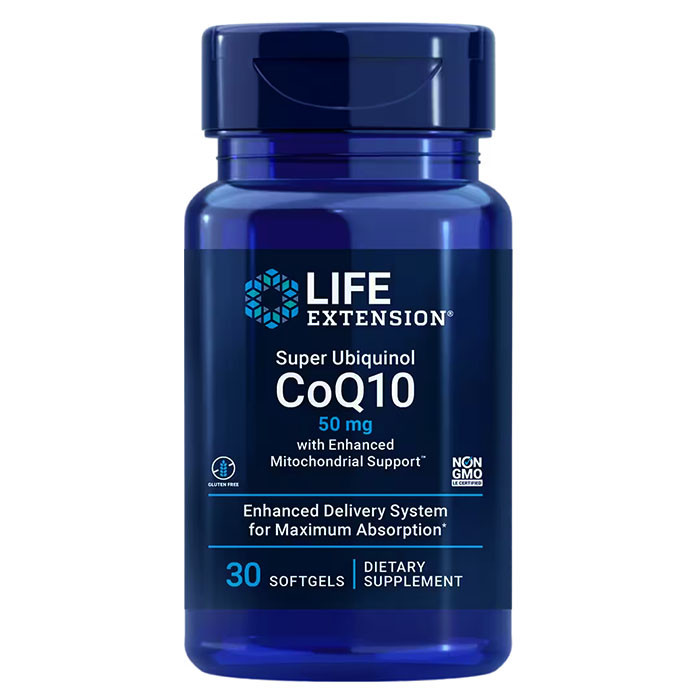 Life Extension Super Ubiquinol CoQ10 50 мг 30 гель-капс