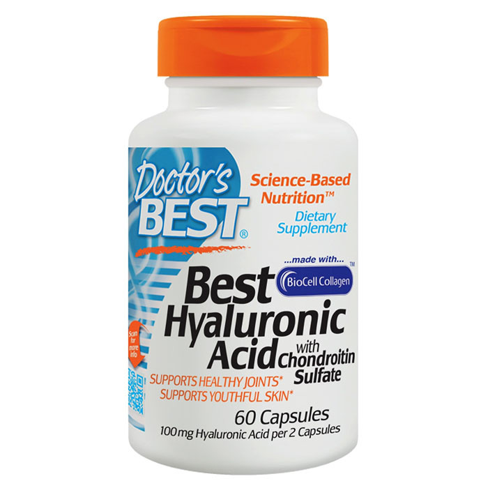Doctor's Best Hyaluronic Acid with Chondroitin Sulfate (60 капс)