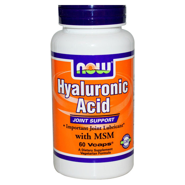 NOW Hyaluronic Acid with MSM (60 капс)
