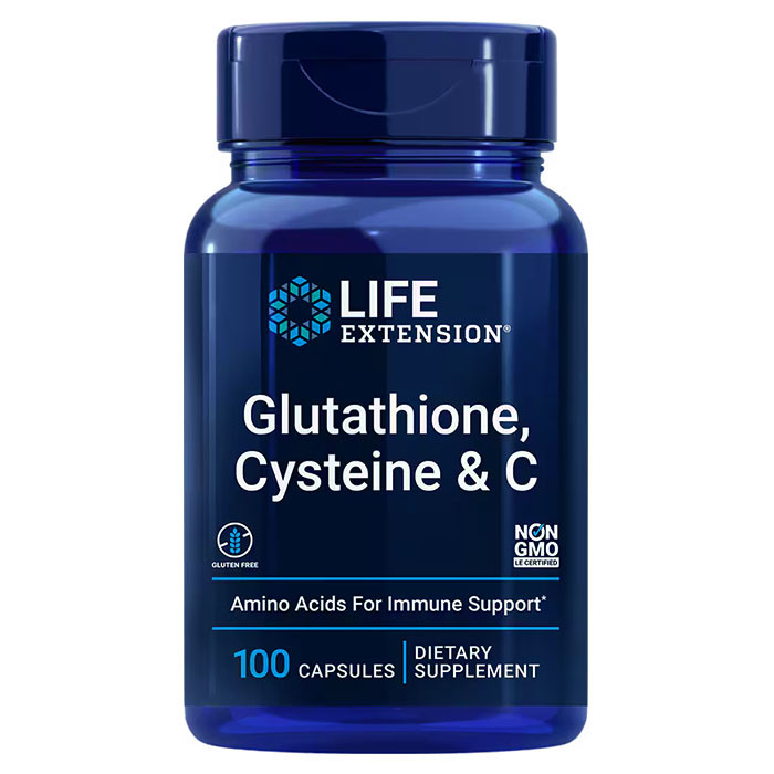 Life Extension Glutathione, Cysteine & C 100 капс
