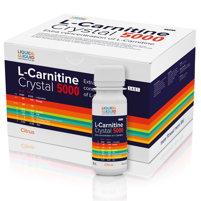 Liquid&Liquid L-carnitine Crystal 5000 (60 мл) купить в Екатеринбурге ...