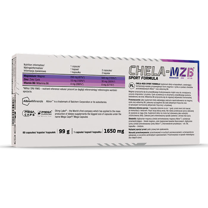 Olimp Chela-MZB Sport Formula 60 капс