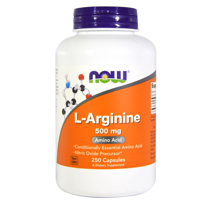 NOW L-Arginine 500 мг (250 капс)