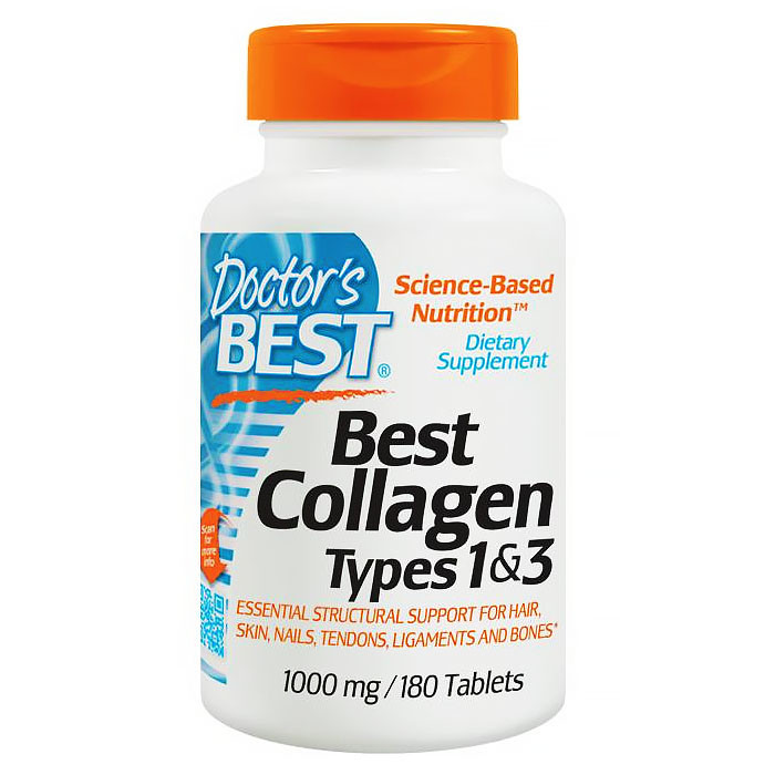 Doctor's Best Collagen Types 1&3 1000 мг (180 таб)