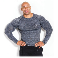 Kevin Levrone Longsleeve 01 LM Compression Dark Grey