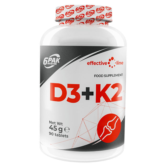6PAK Nutrition D3+K2 (90 таб)