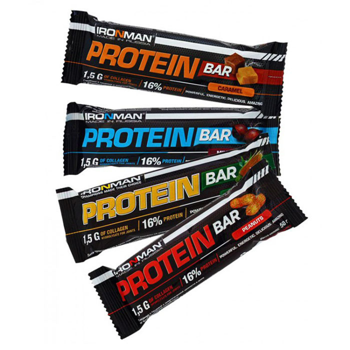 IronMan Protein Bar с коллагеном (50 гр)