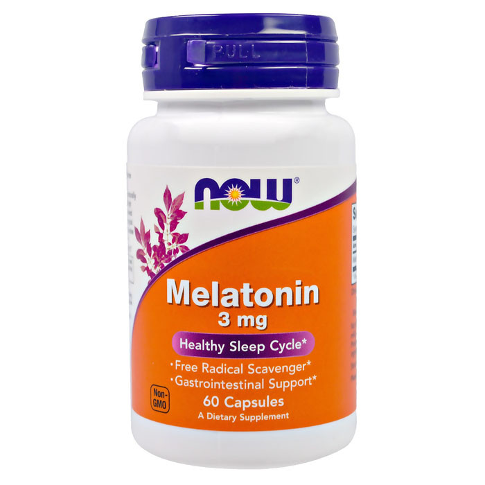 NOW Melatonin 3 мг (60 капс)