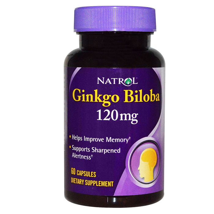 Natrol Ginkgo Biloba 120 мг (60 капс)