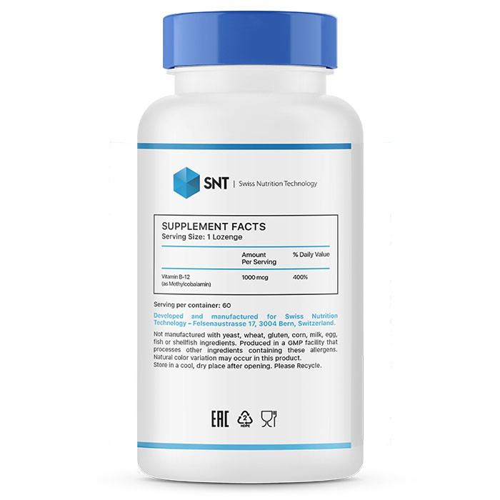 SNT Methyl B-12 1000 мкг 60 паст
