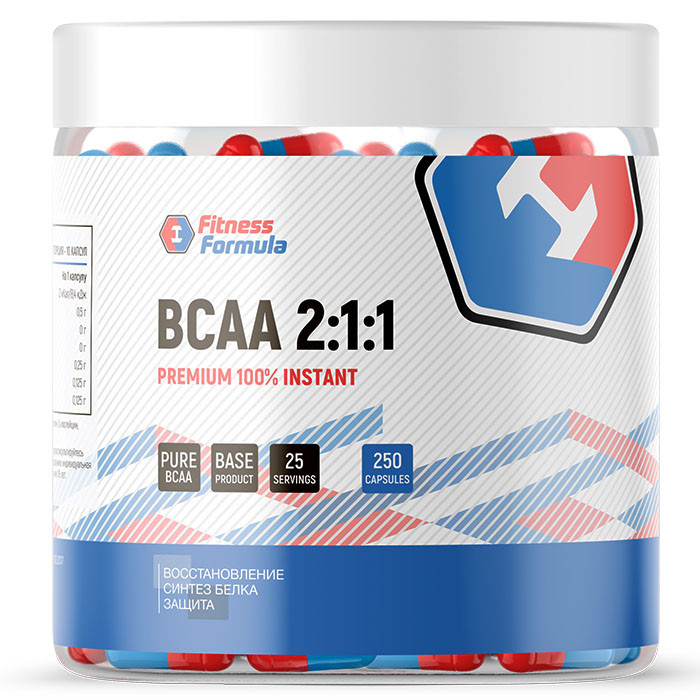 Fitness Formula BCAA 2:1:1 Premium 250 капс